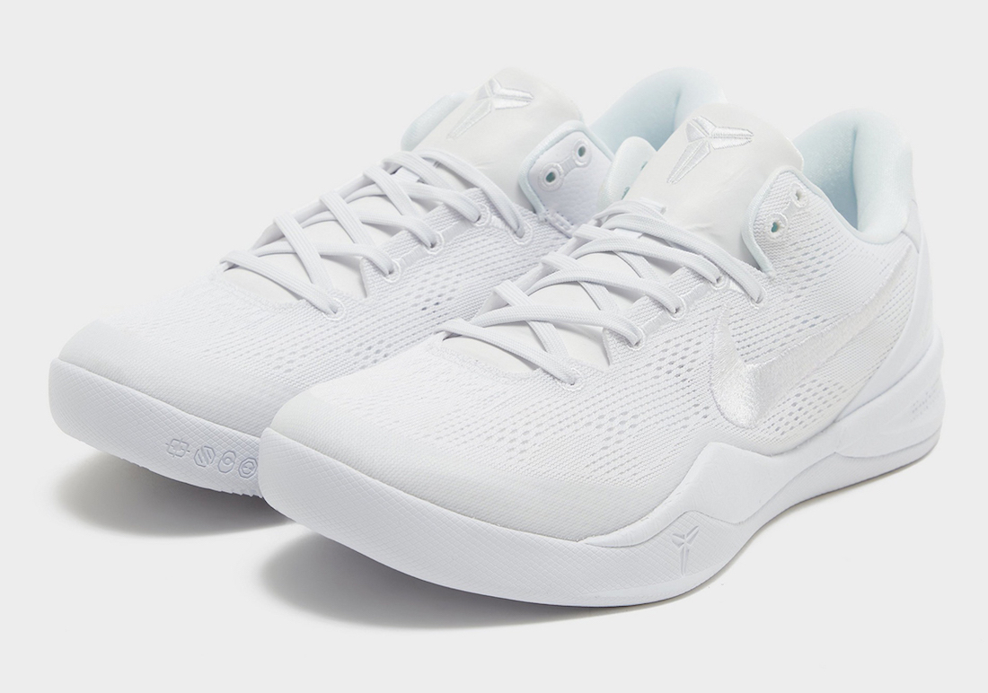 First Look: Nike Kobe 8 Protro “Triple White”