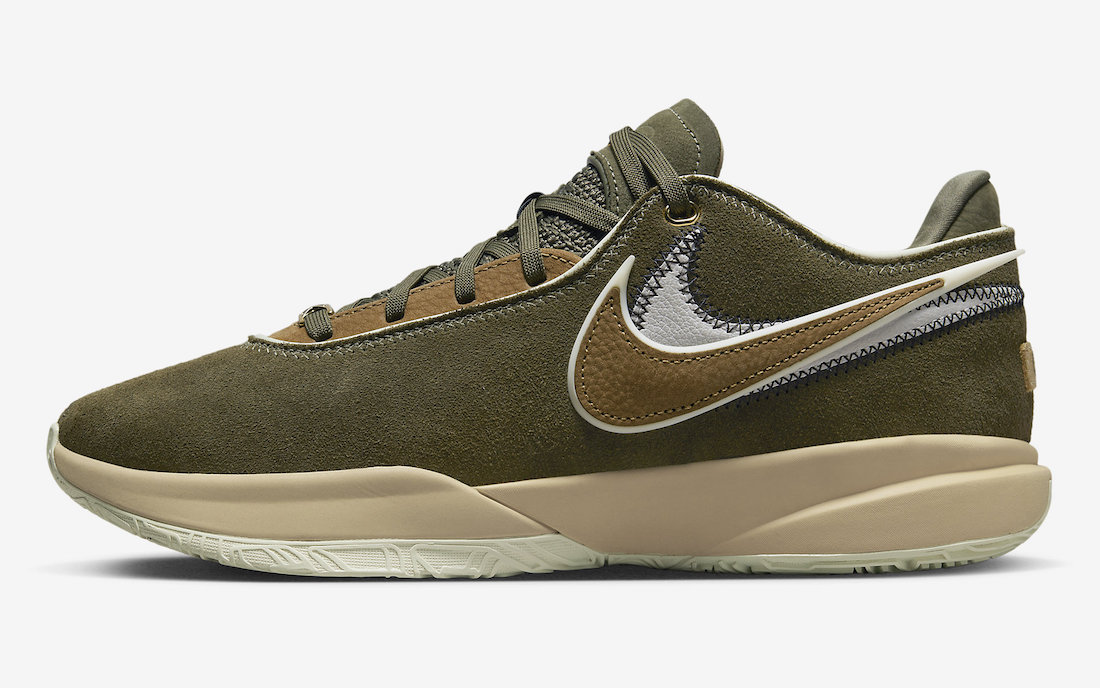 nike free run commuter green Olive Suede DV1193-901 Release Date Lateral