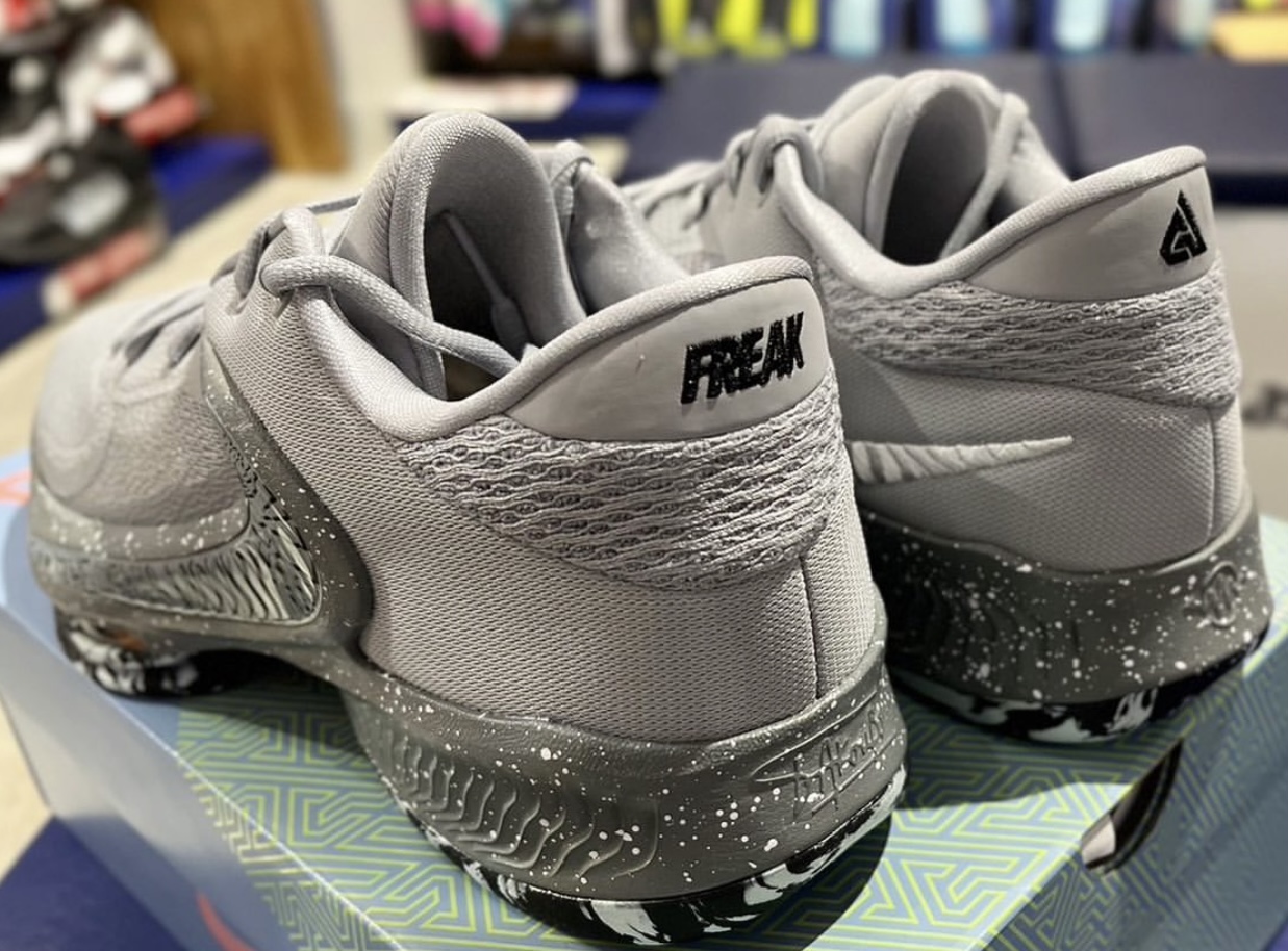 Nike Zoom Freak 4 Etched In Stone DJ6149-004 Release Date Heel