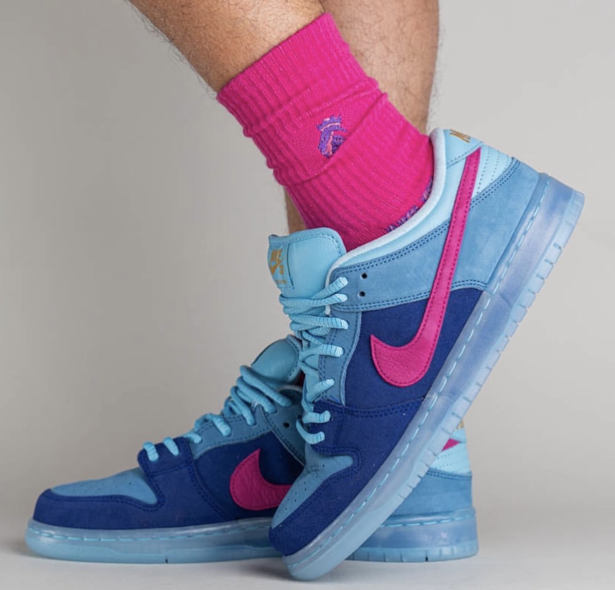 Run The Jewels Nike SB Dunk Low DO9404-400 Release Date On-Feet Side