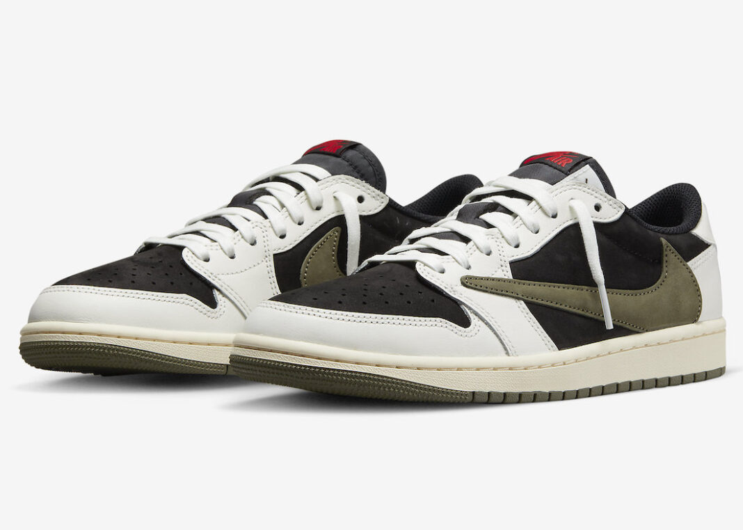 Travis Scott x Air Jordan 1 Low OG Olive DZ4137-106