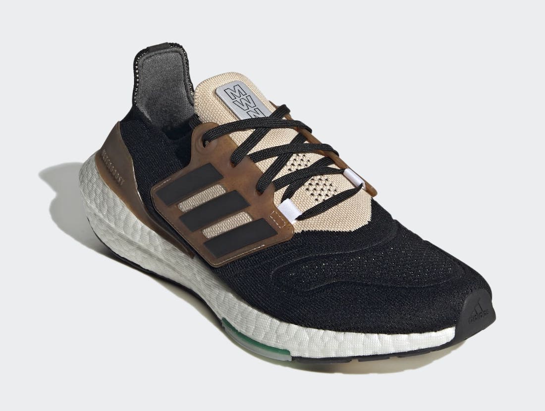adidas Ultra Boost 22 Made With Nature Core Black Wonder Taupe HQ3536 Release Date Front