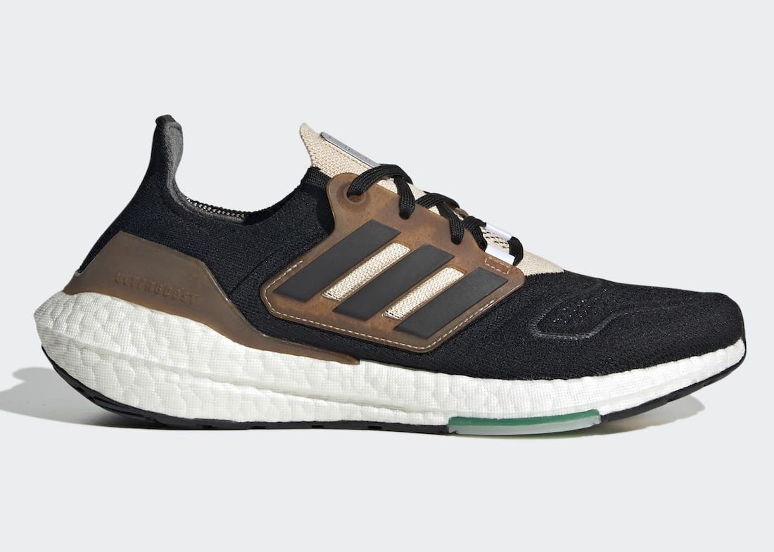 adidas Ultra Boost 22 Made With Nature Core Black Wonder Taupe HQ3536 Release Date Lateral