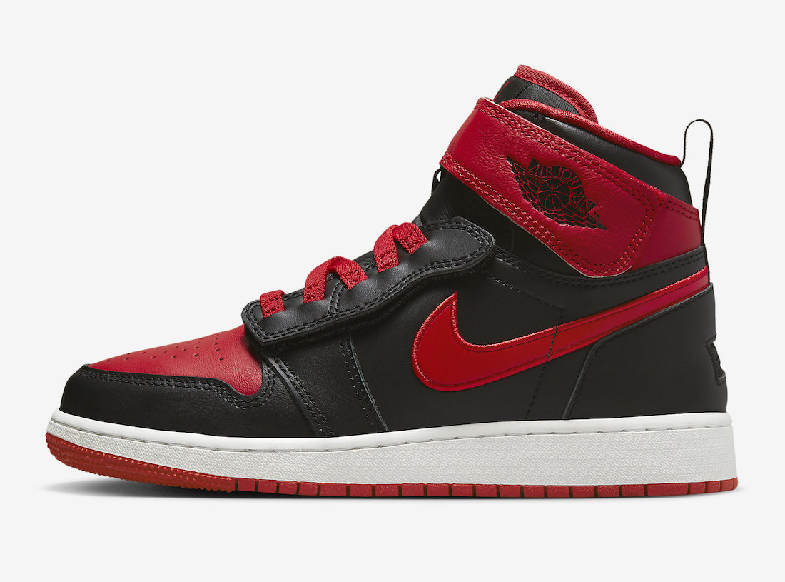 Air Jordan 1 High FlyEase Bred Kids DC7986-060 Release Date Lateral