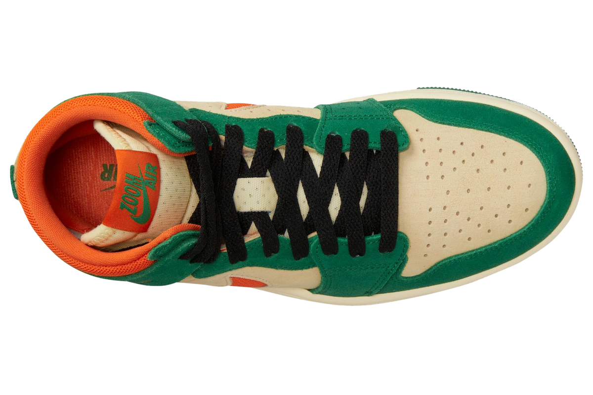 Air Jordan 1 High Zoom CMFT 2 Pine Green Orange Blaze Muslin DV1305-308 Release Date Top