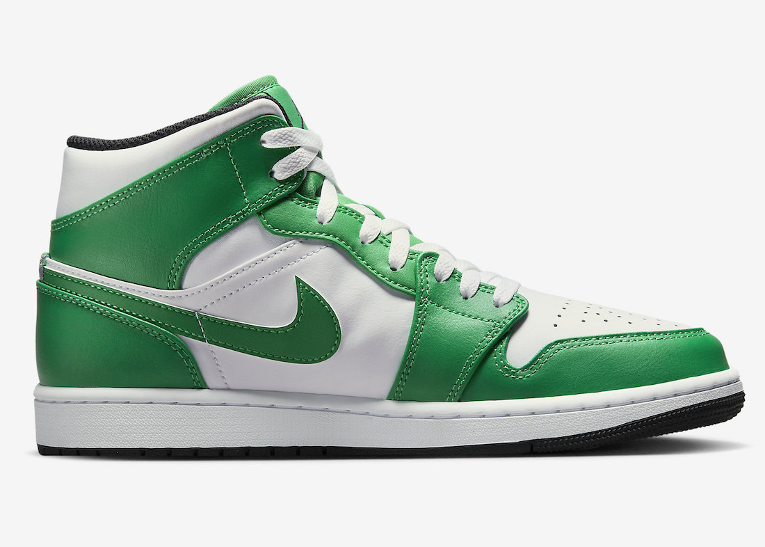 Air Jordan 1 Mid Lucky Green Celtics DQ8426-301 Release Date Medial