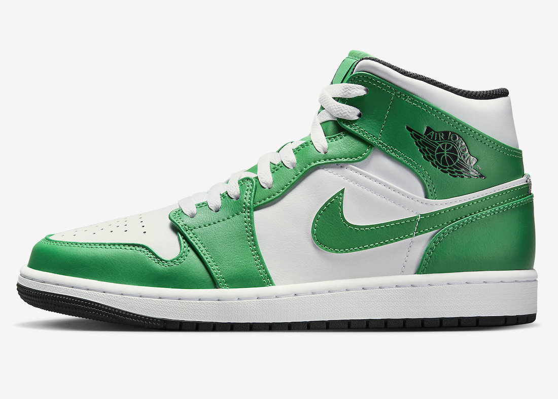 Air Jordan 1 Mid Lucky Green Celtics DQ8426-301 Release Date Lateral