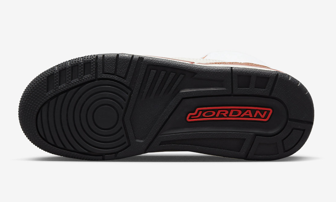 Air Jordan 3 GS Mars Stone DV7028-108 Release Date Outsole