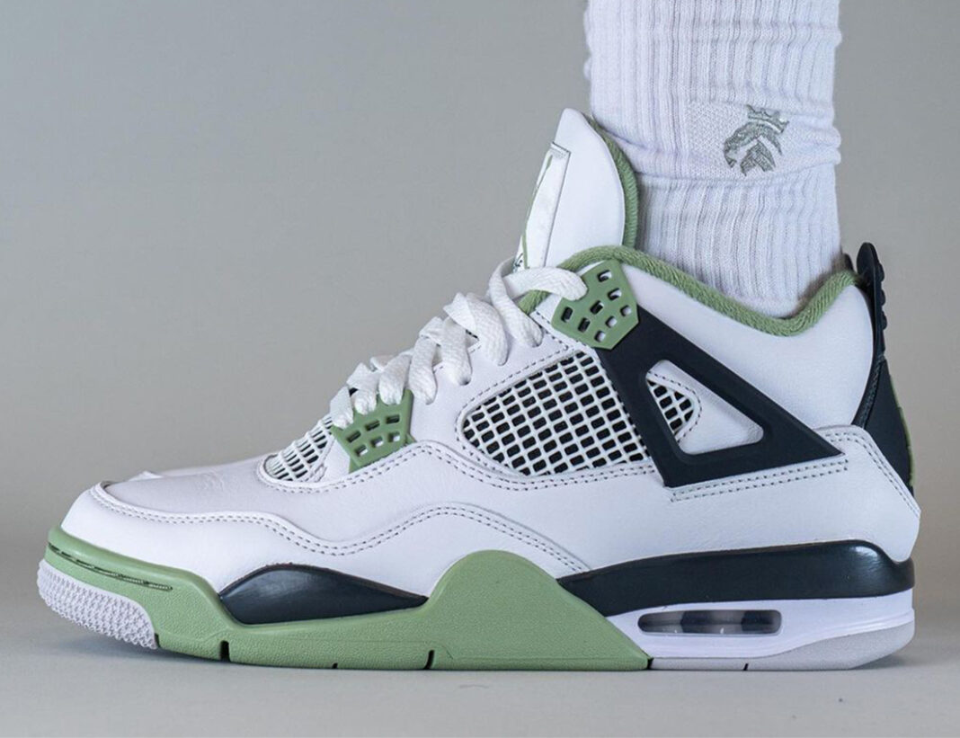 Air Jordan 4 Seafoam AQ9129 103 Release Date SBD