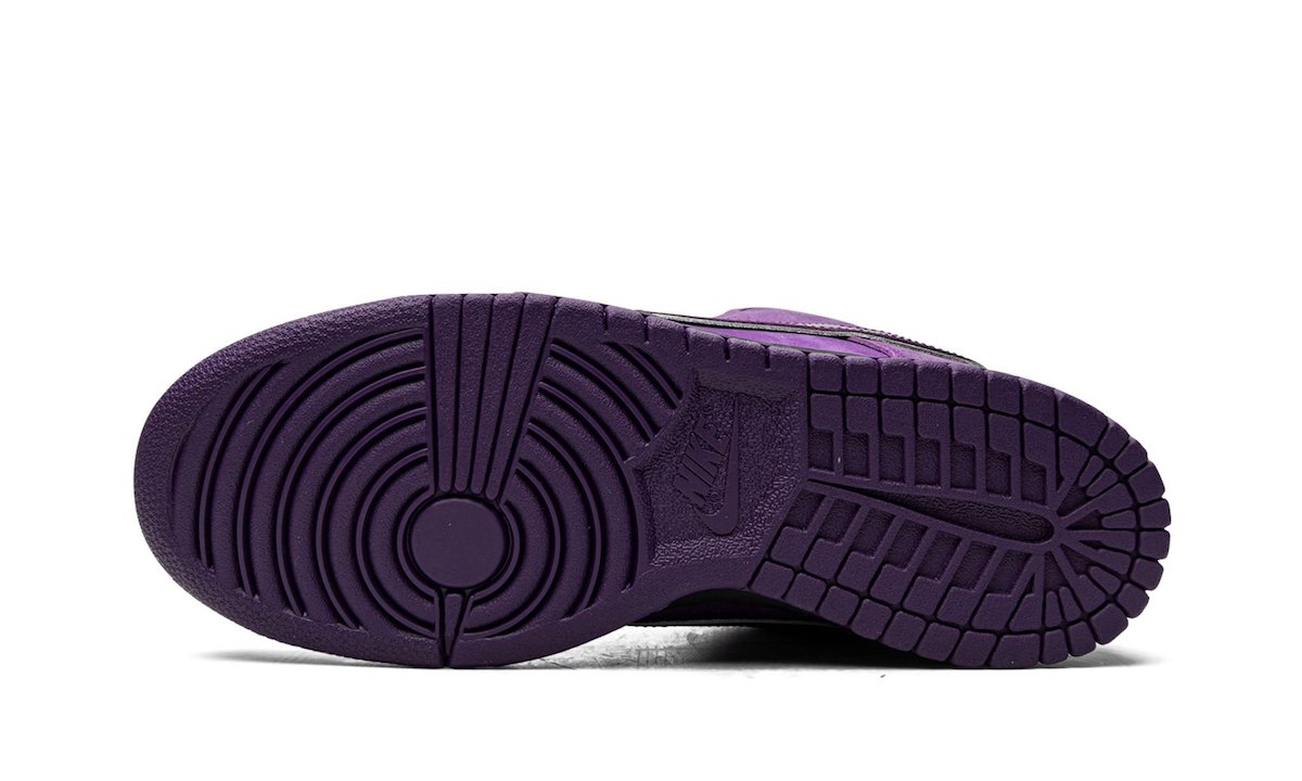 Concepts Nike SB Dunk Low Purple Lobster Outsole
