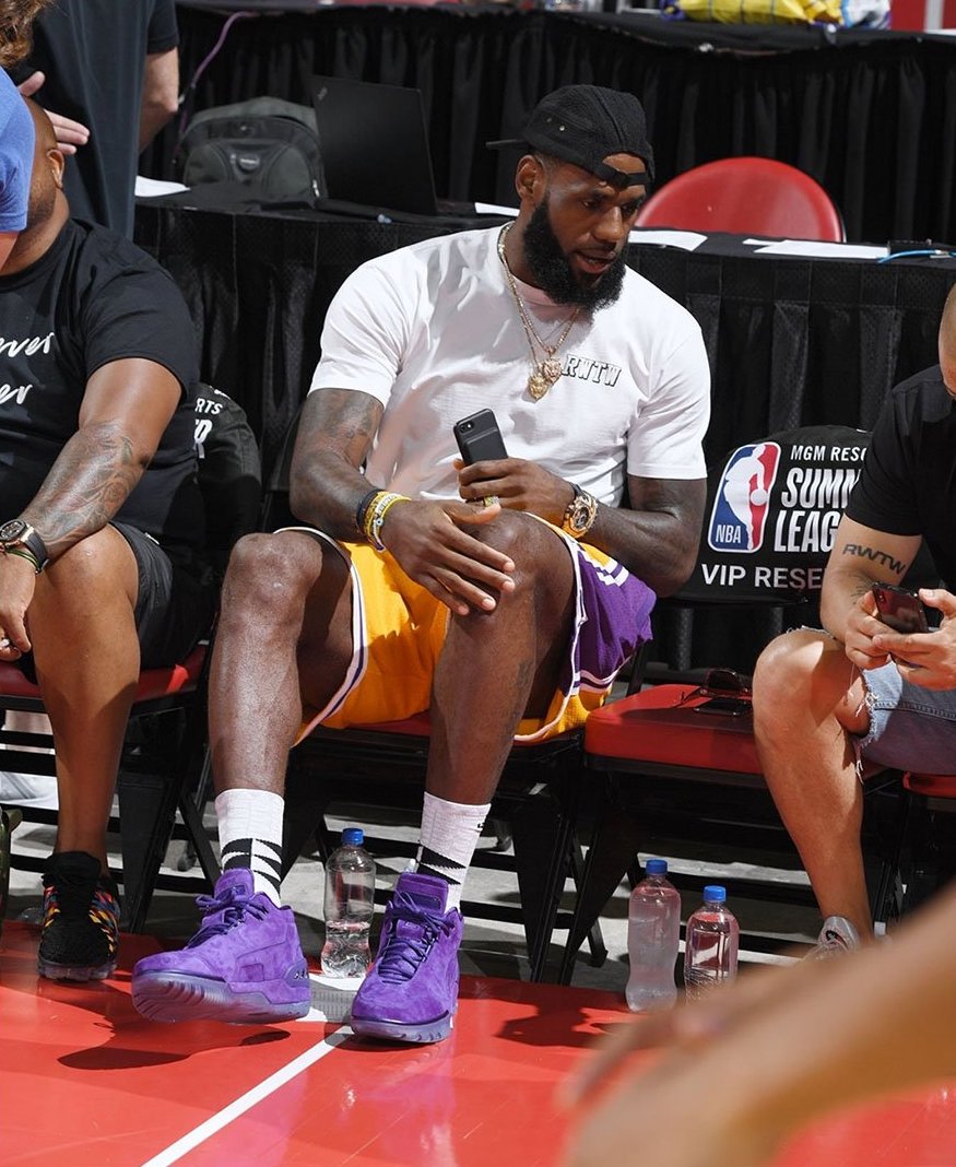 LeBron James Nike Air Zoom Generation Court Purple Release Date