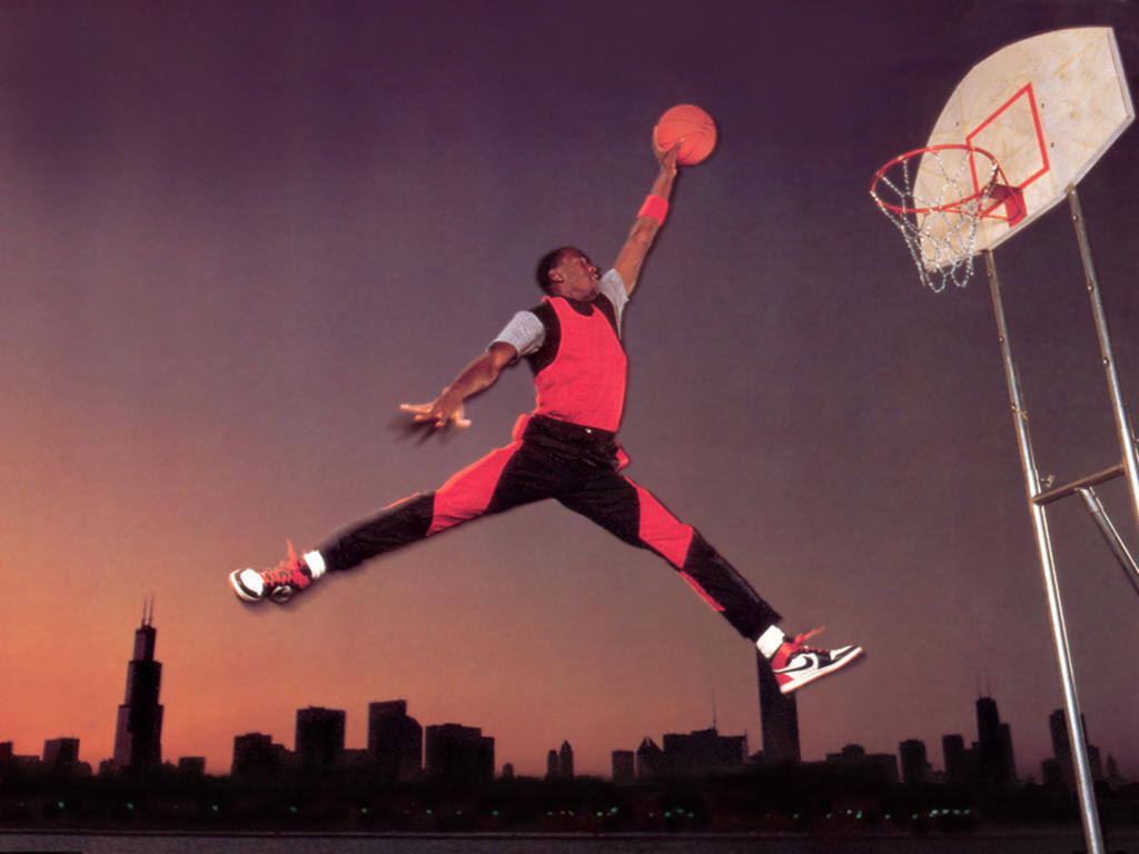Michael Jordan Chicago Skyline Dunk Jumpman