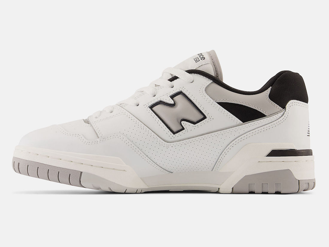 New Balance Ws327Pa White Grey Black BB550NCL Release Date Medial