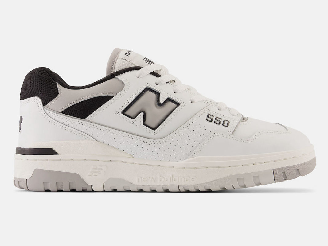 New Balance Ws327Pa White Grey Black BB550NCL Release Date Lateral
