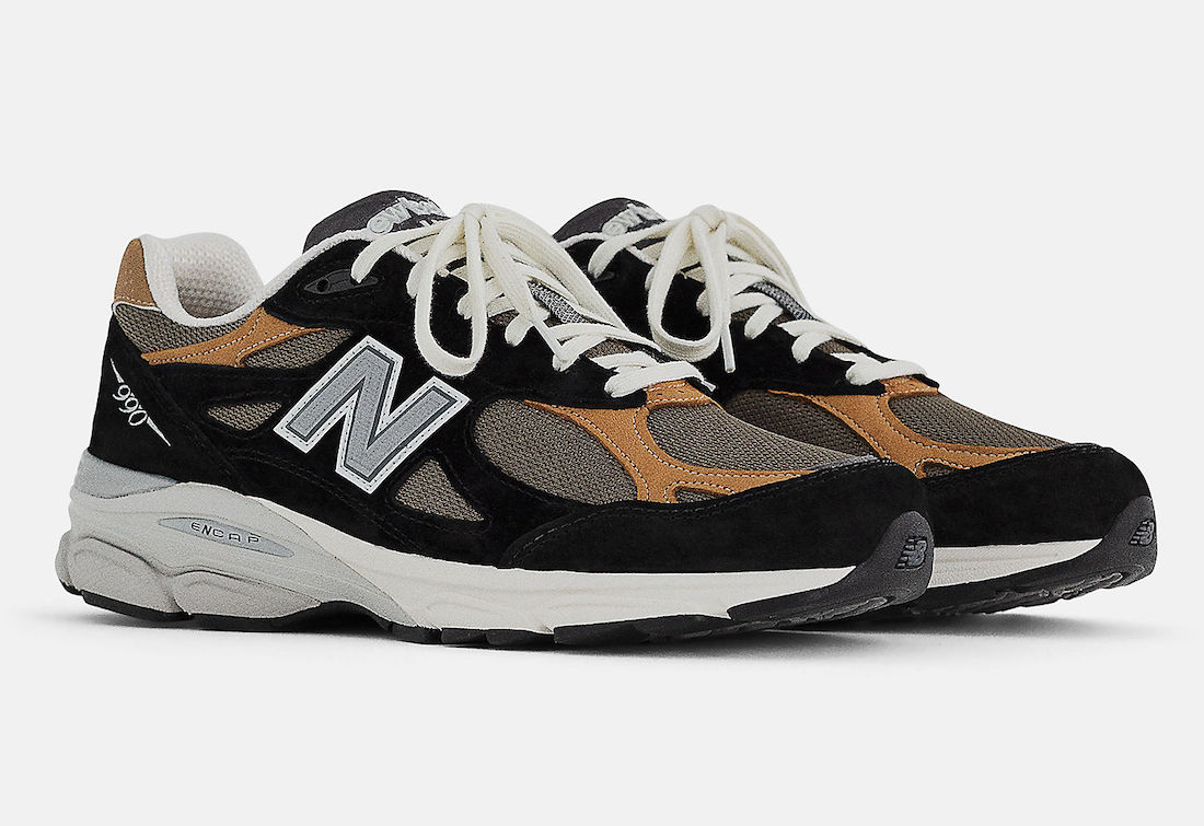 New Balance 990v3 Made in USA Releasing in Black and Tan