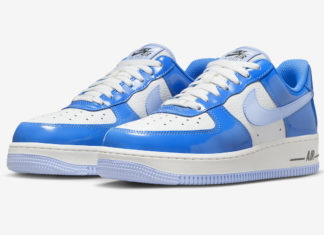 Nike Air Force 1 Low Blue Patent FJ4801-400 Release Date