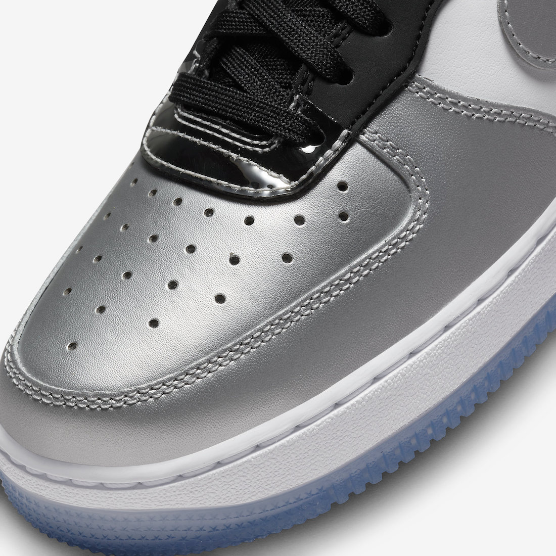 Nike Air Force 1 Low Chrome Metallic Silver Black DX6764-001 Release Date Price