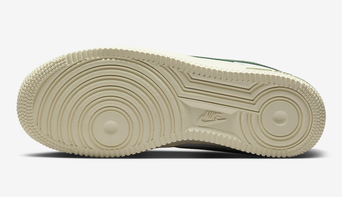 Nike Air Force 1 Low Command Force Summit White Gorge Green DR0148-102 Release Date Outsole