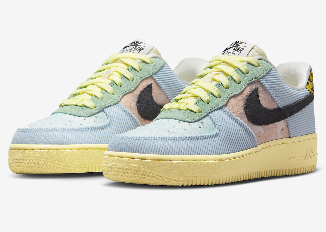 Nike Uses Multiple Fabrics and Prints On This Air Force 1 Low