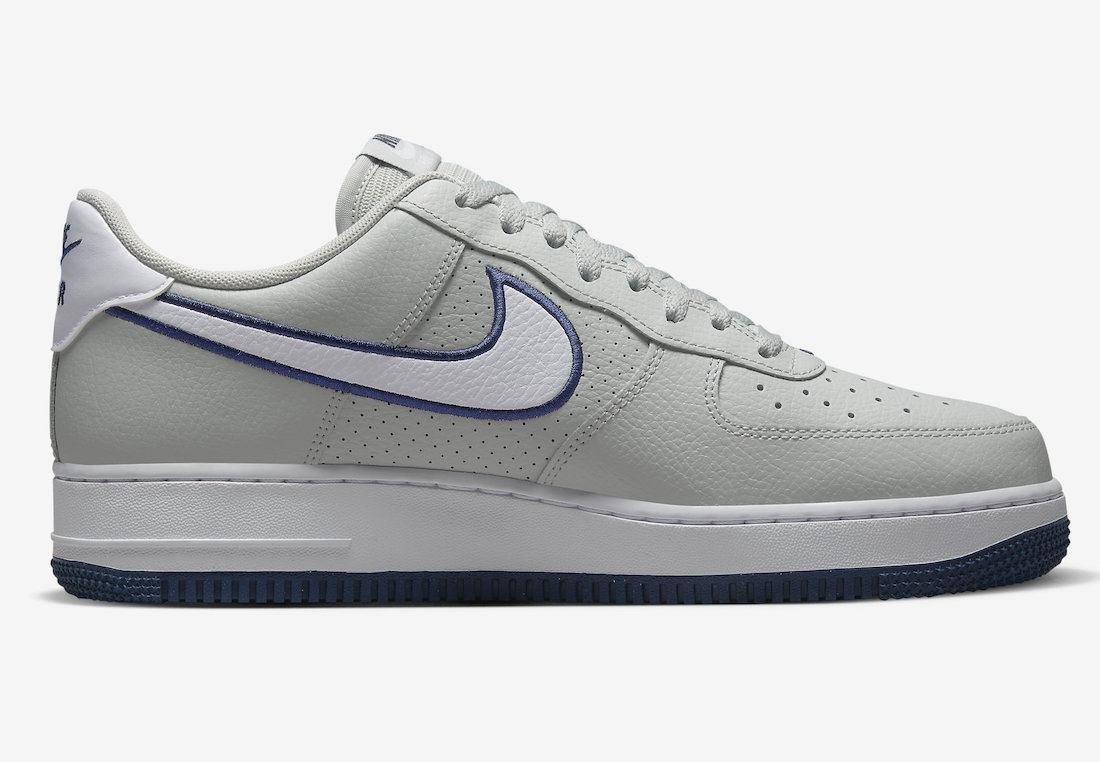 Nike Air Force 1 Low Grey Navy White FJ4211-002 Release Date Medial