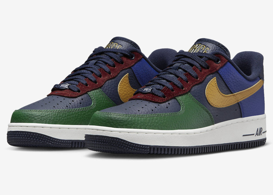 Nike Air Force 1 Low LX Gorge Green Gold Suede Obsidian DR0148-300 Release Date