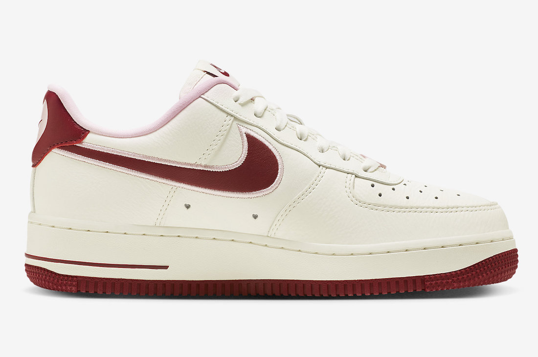 Nike Air Force 1 Low Valentines Day 2023 FD4616-161 Release Date Medial