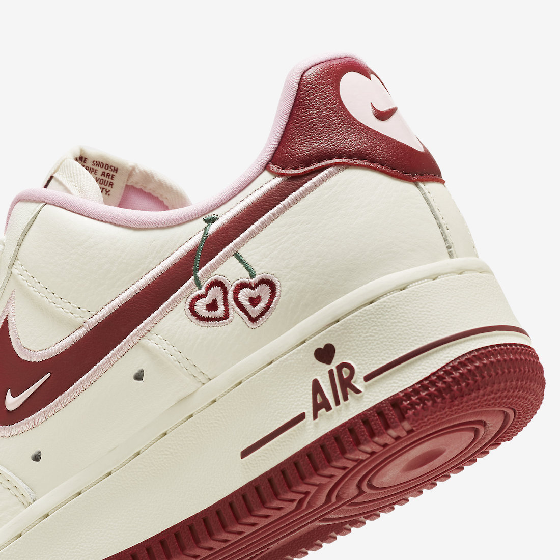 Nike Air Force 1 Low Valentines Day 2023 FD4616-161 Release Date Swoosh