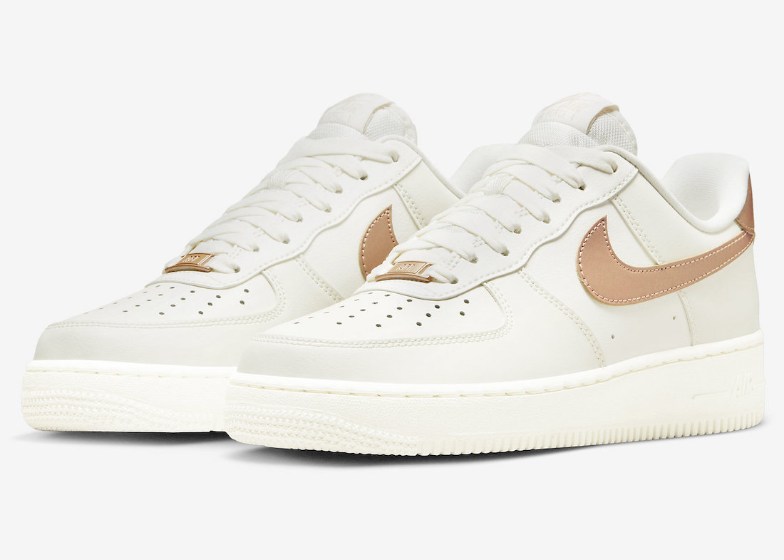 Nike Air Force 1 Low WMNS Metallic Red Bronze DD8959-109 Release Date | SBD