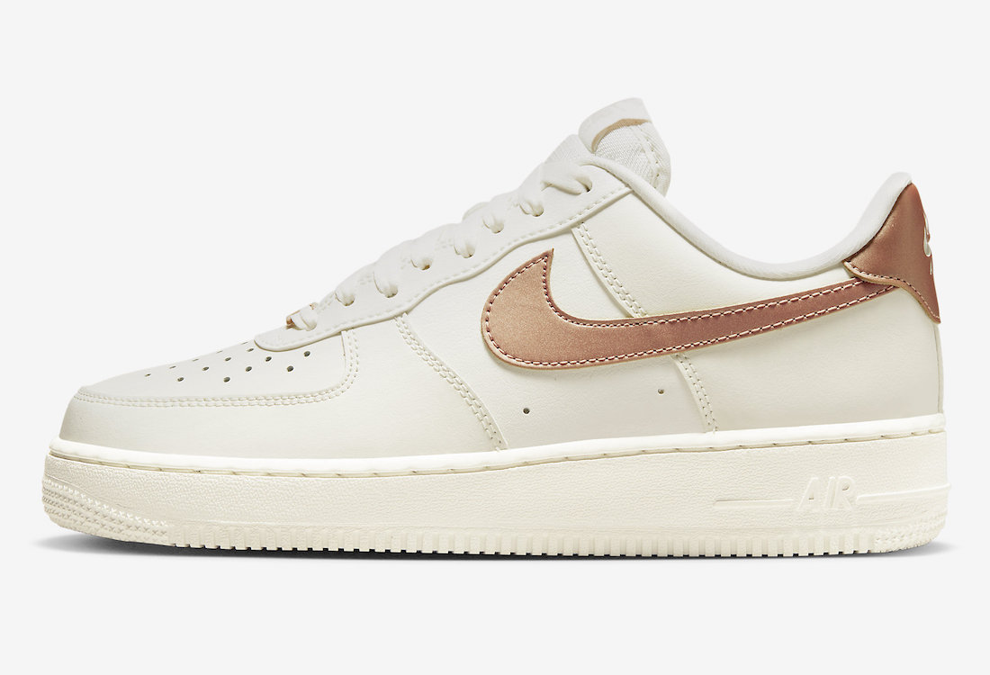 Nike Air Force 1 Low WMNS Metallic Red Bronze DD8959-109 Release Date Lateral