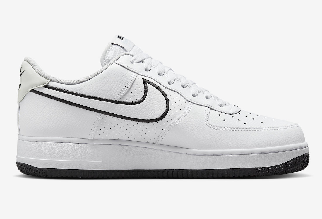 Nike Air Force 1 Low White Black Photon Dust FJ4211-100 Release Date Medial