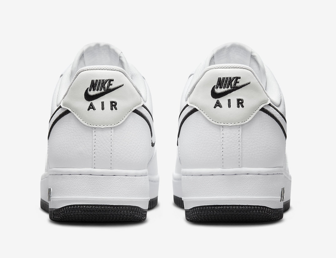 Nike Air Force 1 Low White Black Photon Dust FJ4211-100 Release Date Heel