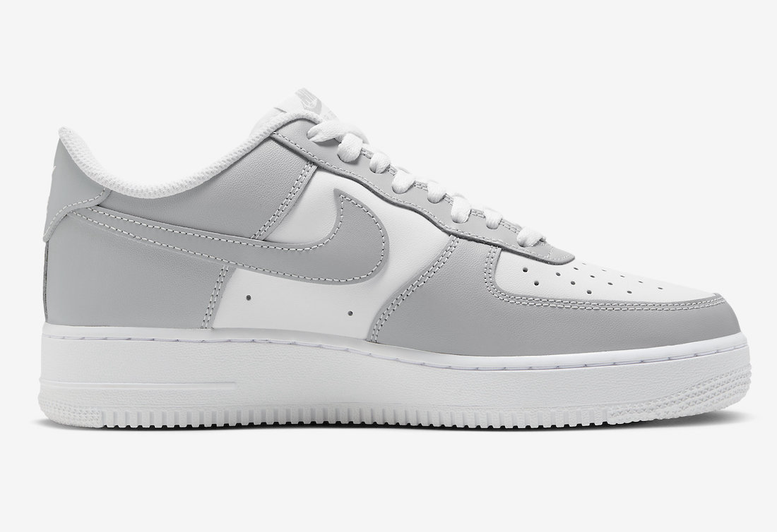 Nike Air Force 1 Low White Grey FD9763-101 Release Date Medial