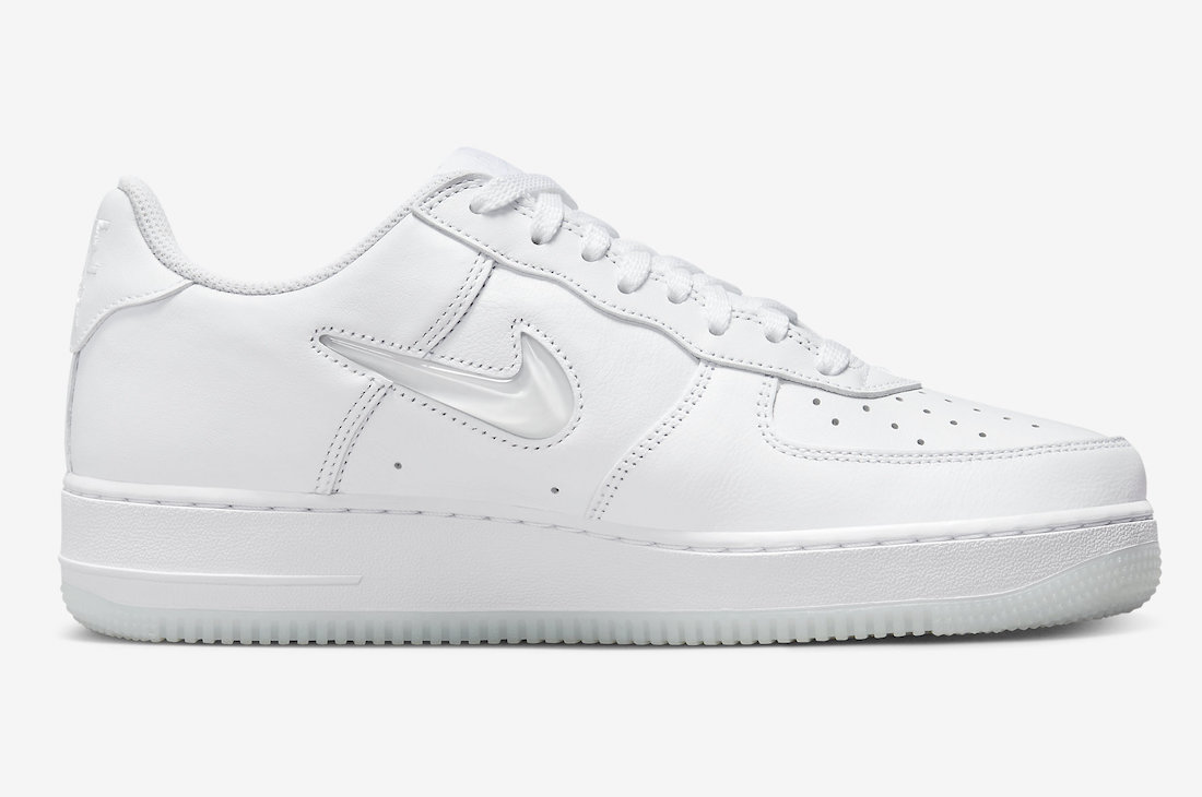 Nike Air Force 1 Low White Jewel FN5924-100 Release Date Medial