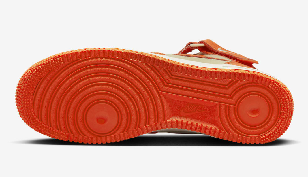 nike sf air force 1 mid team orange