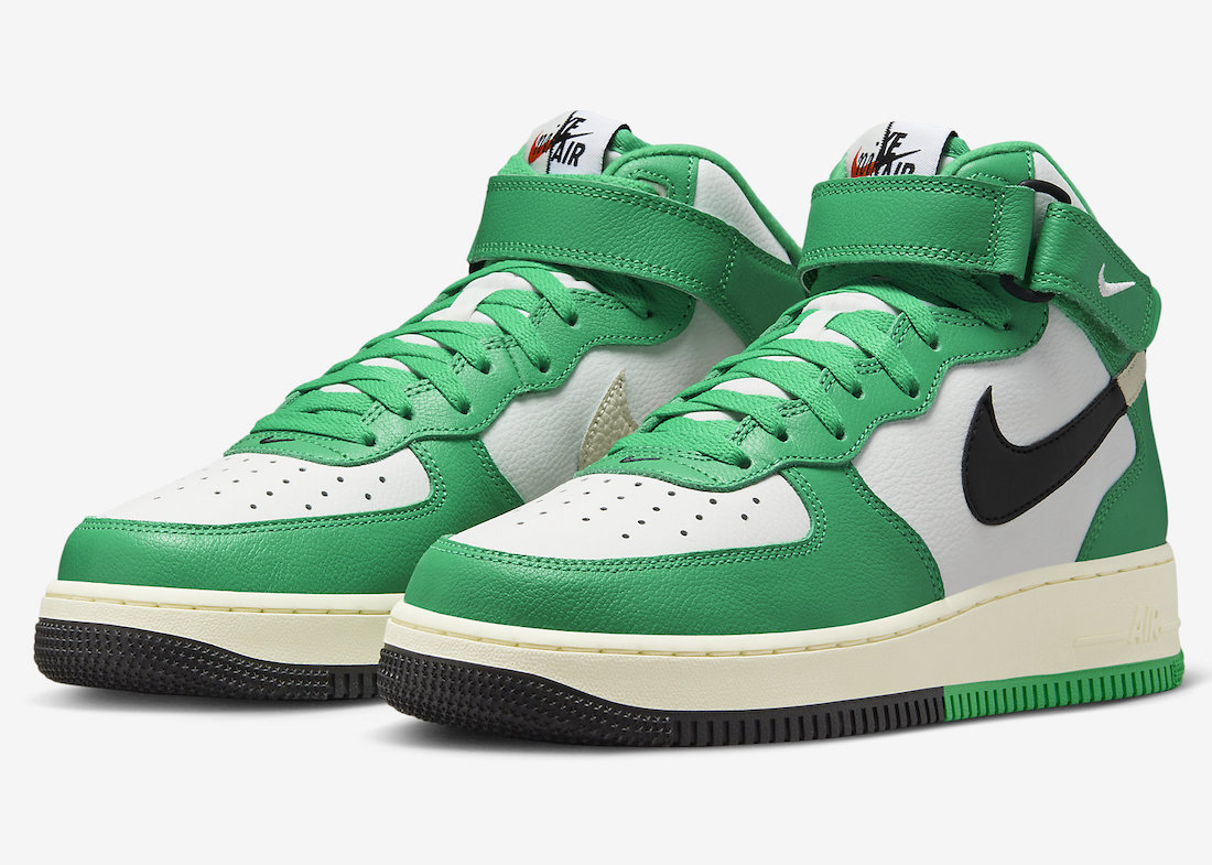Official Photos of the Nike Air Force 1 Mid Split “Stadium Green”