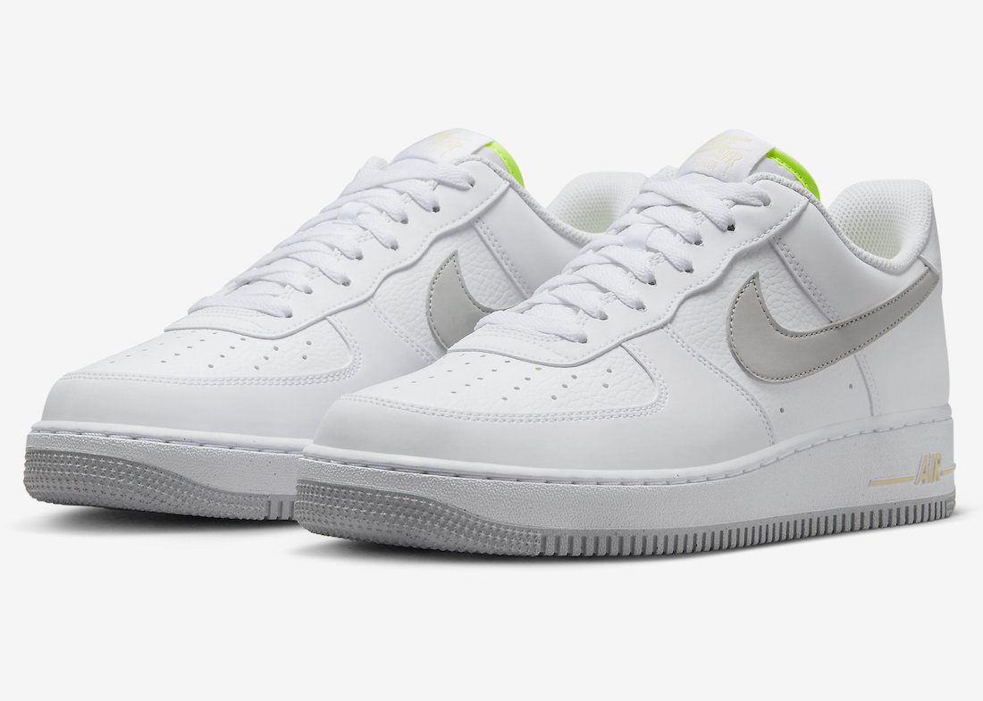 Nike Air Force 1 Next Nature White Grey Volt FJ4825-100 Release Date | SBD