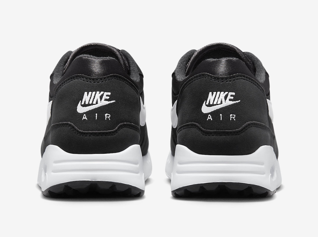 Nike Air Max 1 Golf Black White DV1403-010 Release Date Heel