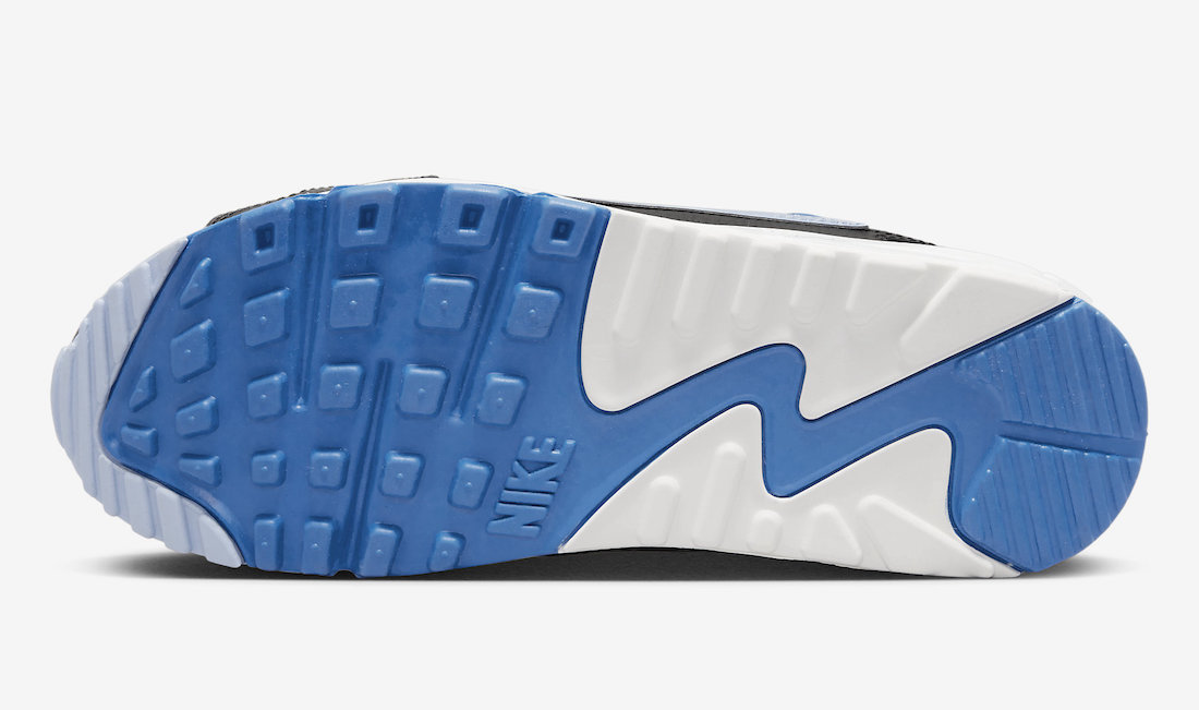 Nike Air Max 90 Futura Cobalt Bliss FJ4798-100 Release Date Outsole