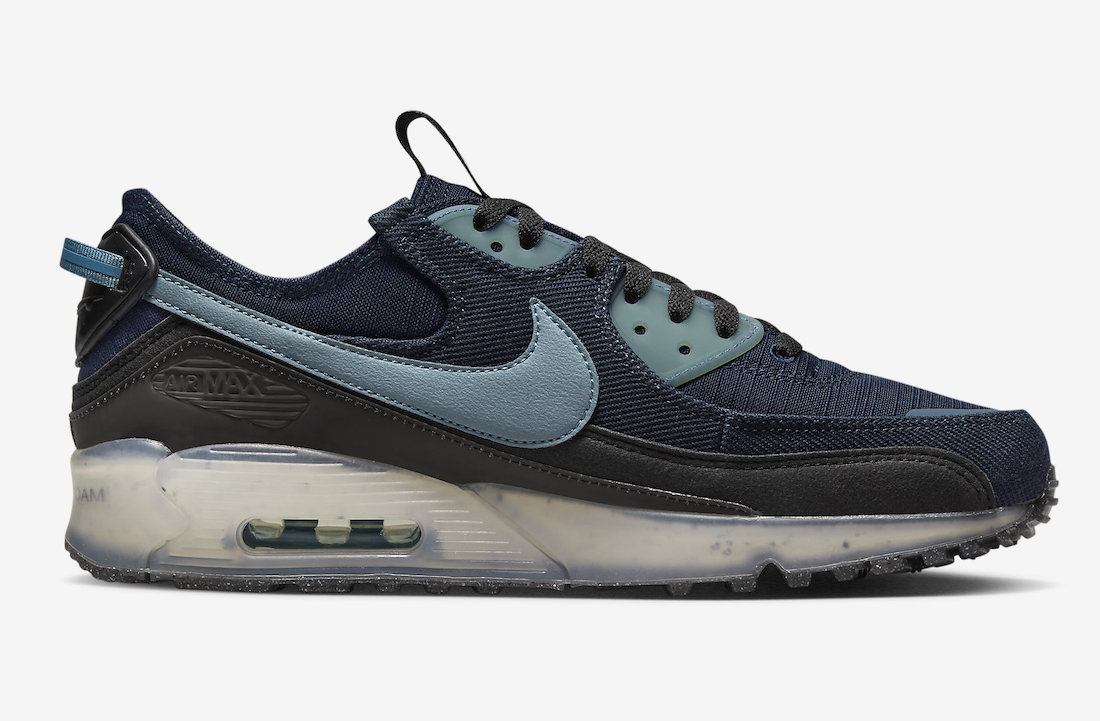 Nike Air Max 90 Terrascape Navy DV7413-400 Release Date Medial
