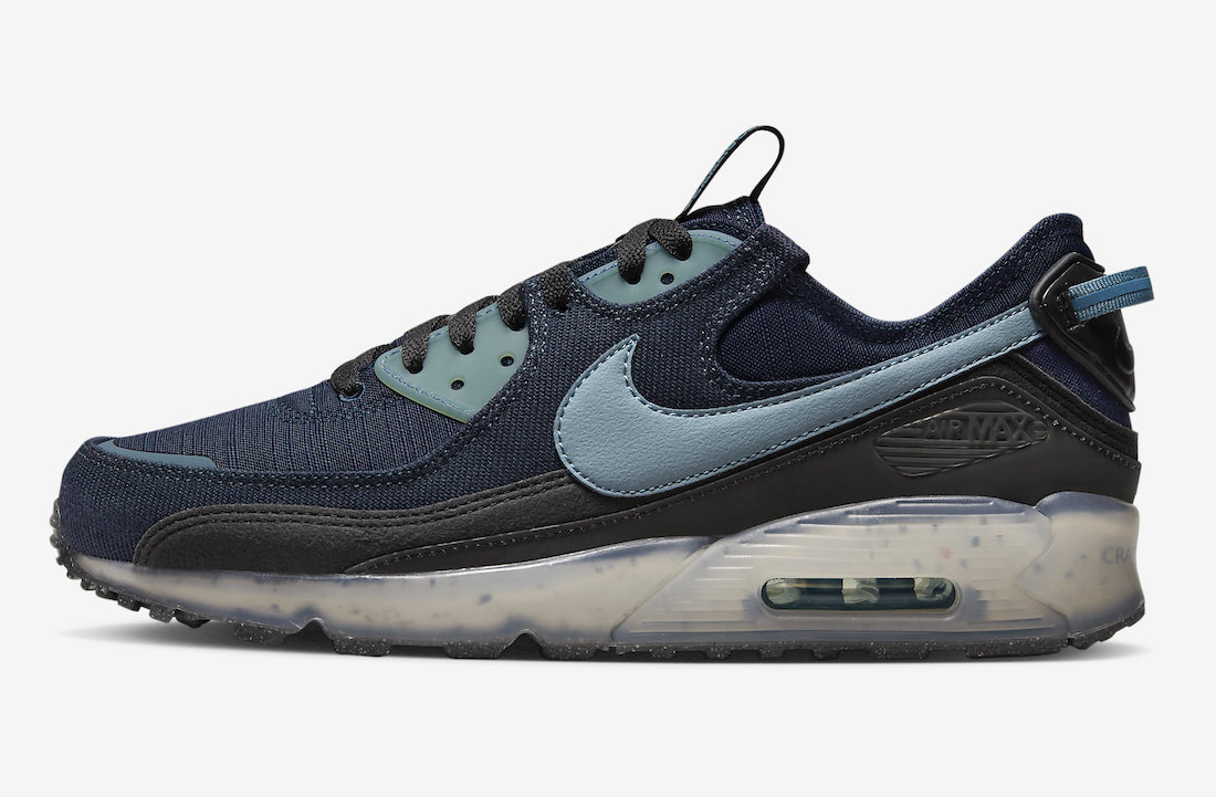 Nike Air Max 90 Terrascape Navy DV7413-400 Release Date Lateral