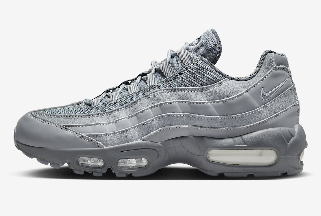 Nike Air Max 95 Wolf Grey FJ4217-001 Release Date lateral
