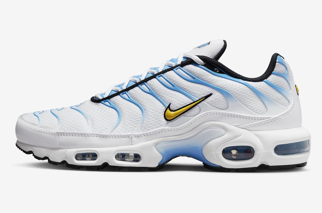 Nike Air Max Plus White University Blue DM0032-101 Release Date Lateral