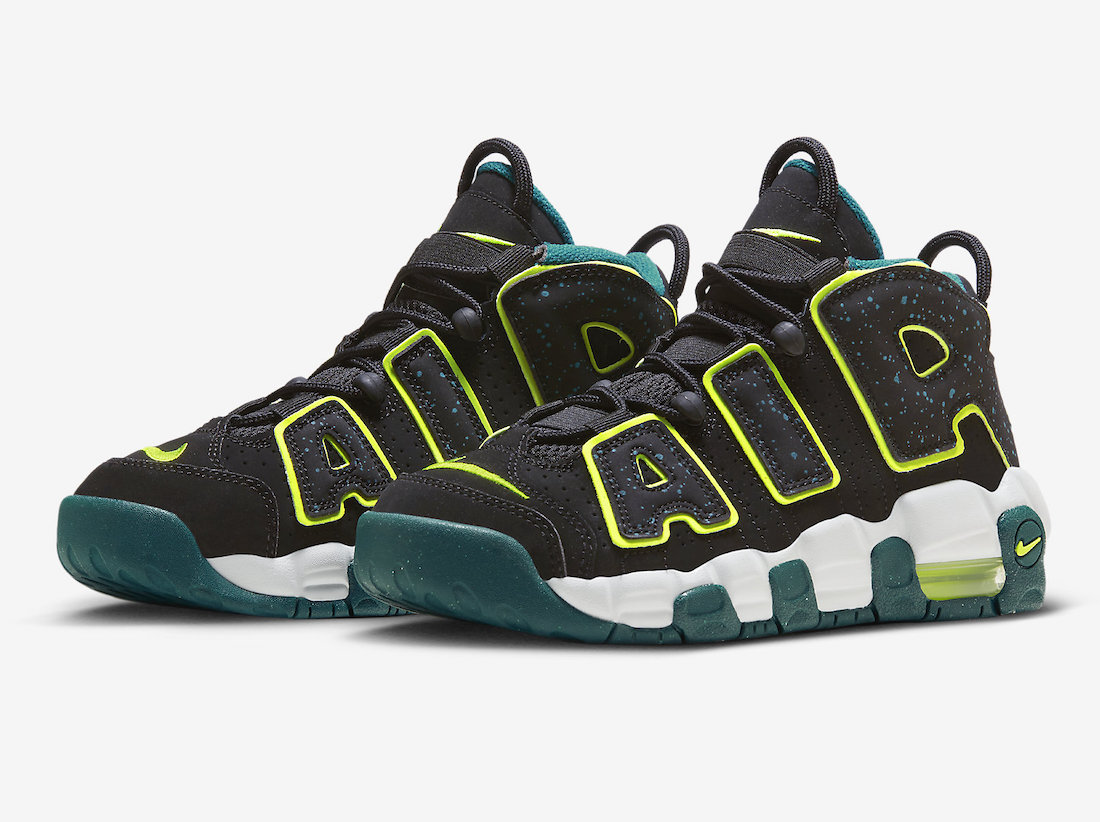 Nike Air More Uptempo “Geode Teal” Releasing For Kids