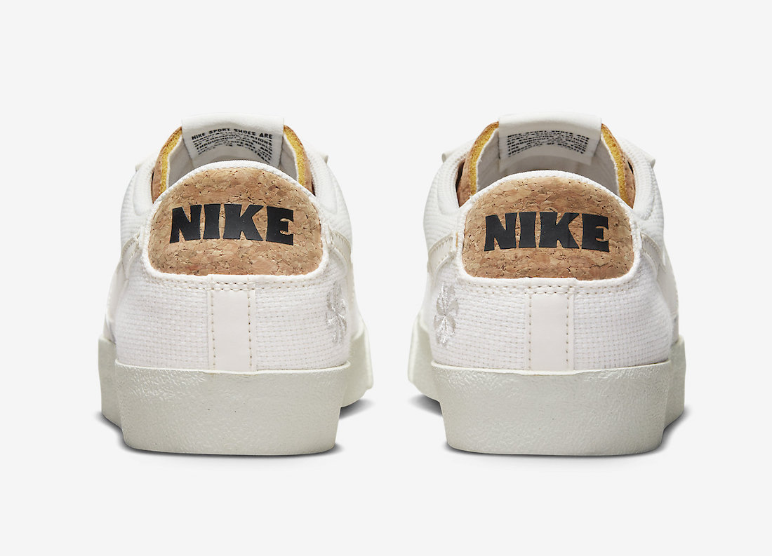 Nike Blazer Low Cork DV7231-001 Release Date Heel
