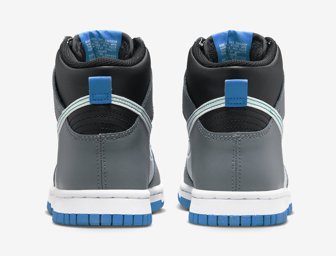 Nike Dunk High GS DB2179-007 Release Date Heel