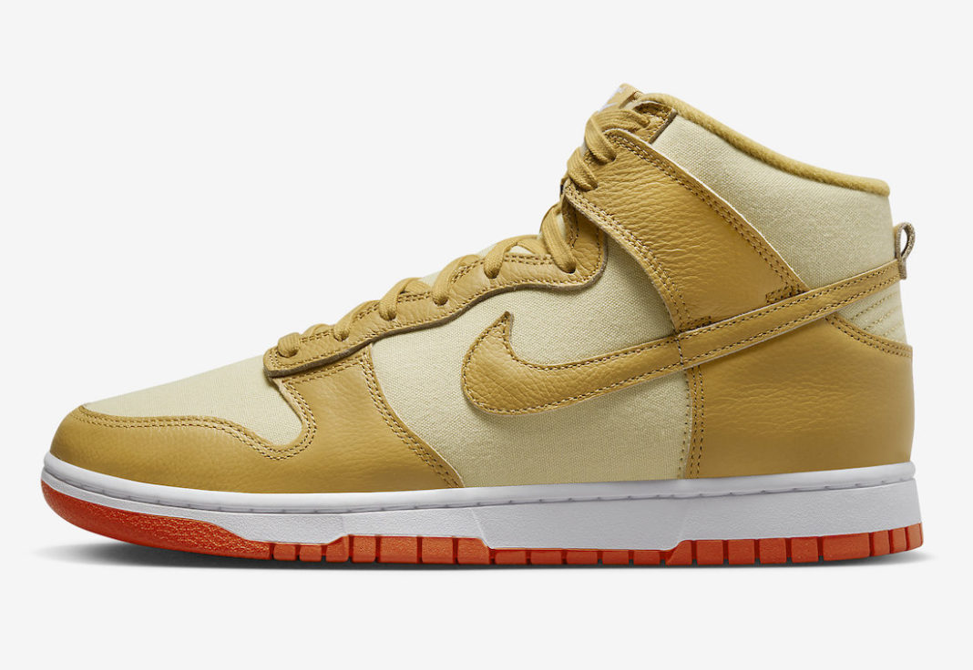 Nike Dunk High Gold Canvas DV7215700 Release Date SBD