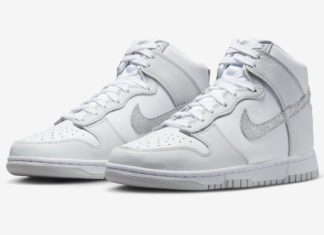 Nike Dunk High Silver Swoosh FJ4578-100 Release Date