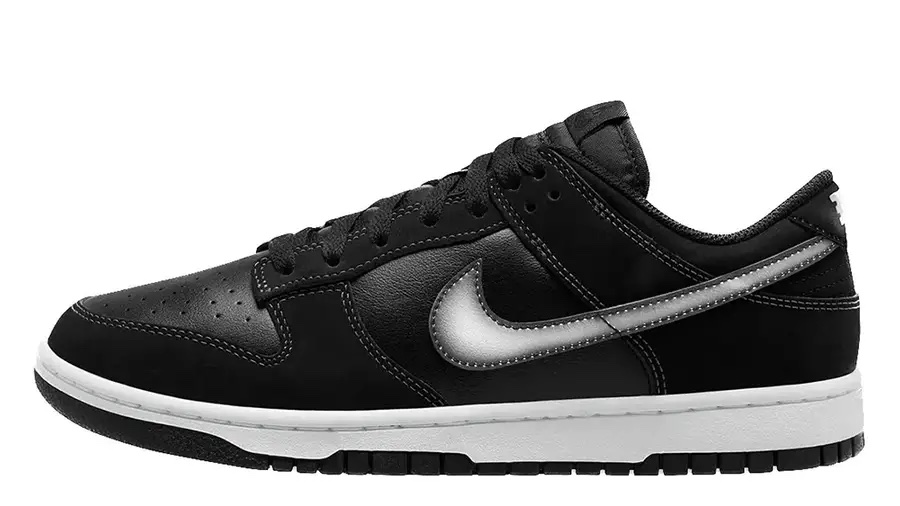 Nike Dunk Low Black White Anthracite FD6923-001 Release Date Medial