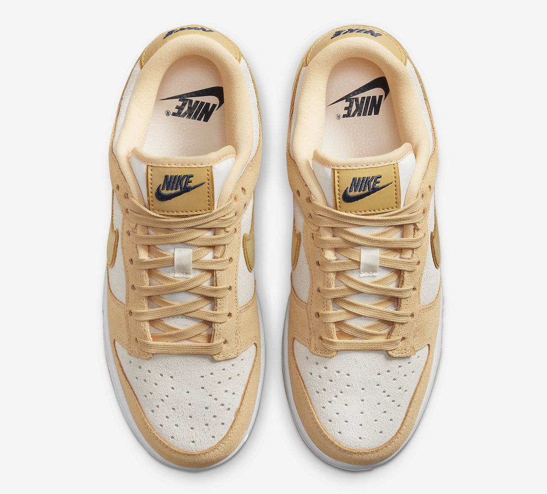 Nike Dunk Low Celestial Gold Suede DV7411-200 Release Date