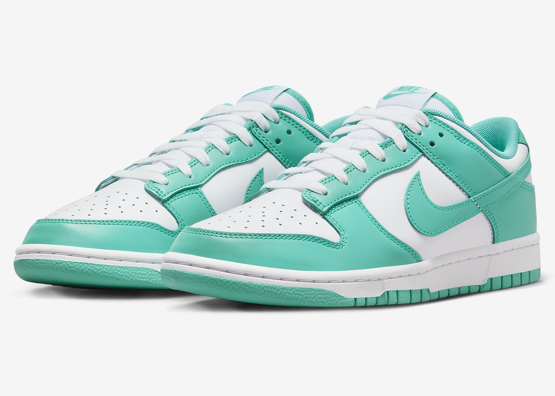 Official Photos of the Nike Dunk Low “Clear Jade”